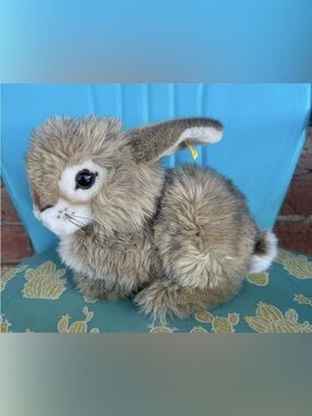 Vintage Steiff Dormy Rabbit Bunny 10 Inch All Tags Great Shape!